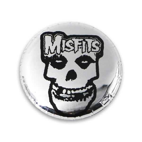 SMALL SILVER FIEND BUTTON