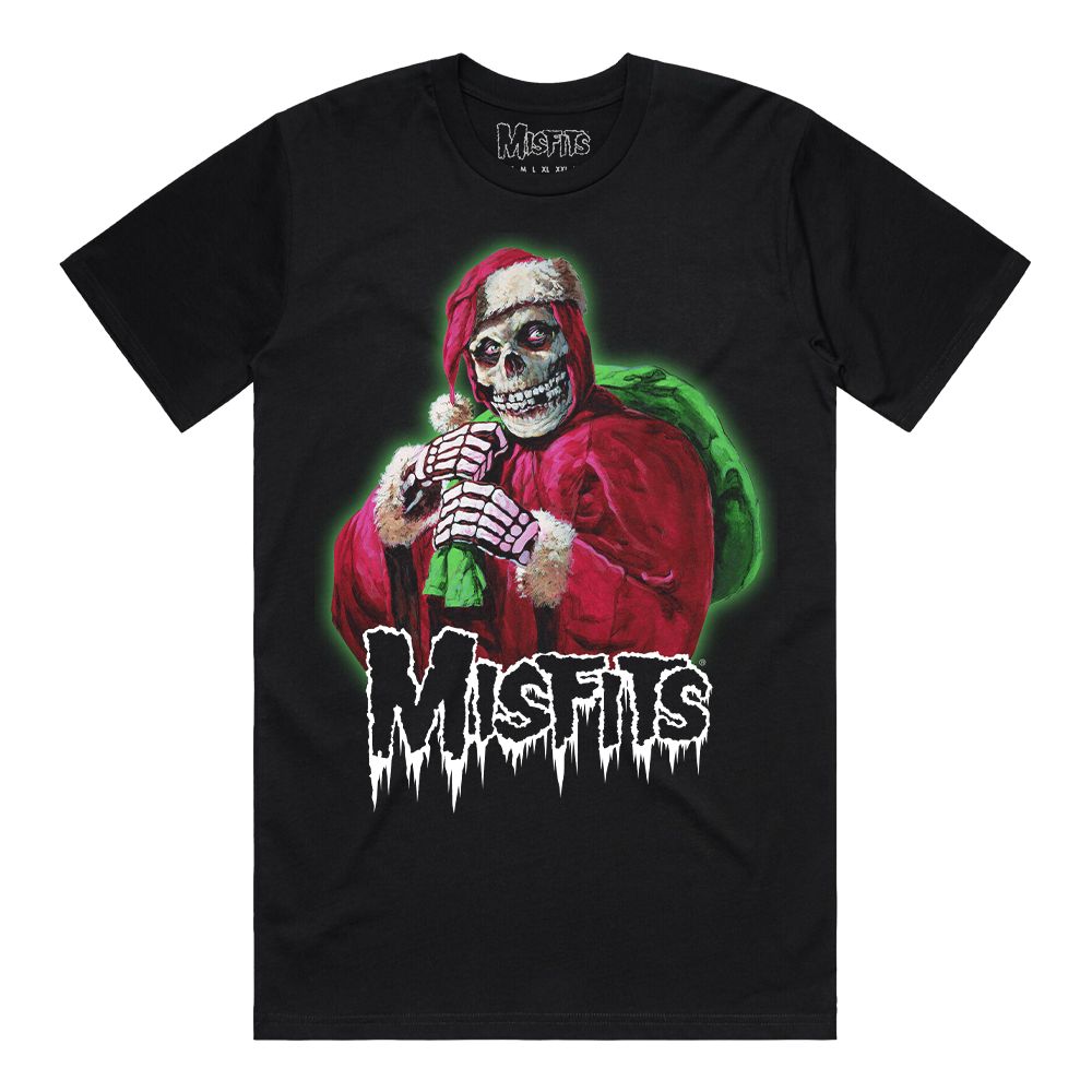 Misfits Holiday Fiend Black Tee