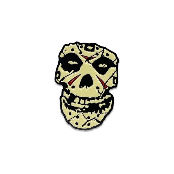 Misfits Crystal Lake Fiend Skull Enamel Pin