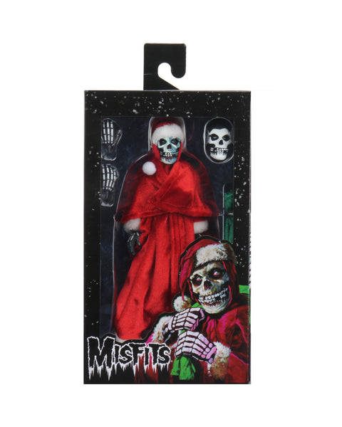 Misfits Holiday Fiend 8 Clothed Action Figure in display box with skeletal red-robed figure