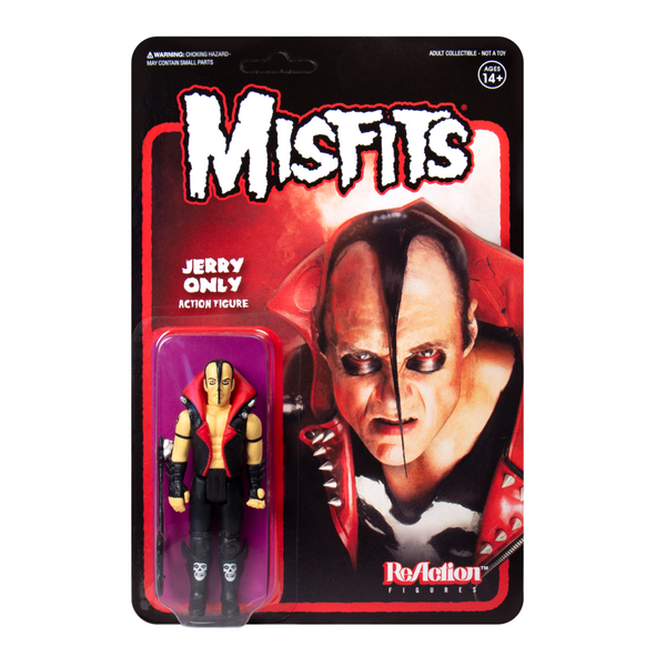 Jerry Only Misfits 3.75’’ ReAction Figure packaging with character and toy image