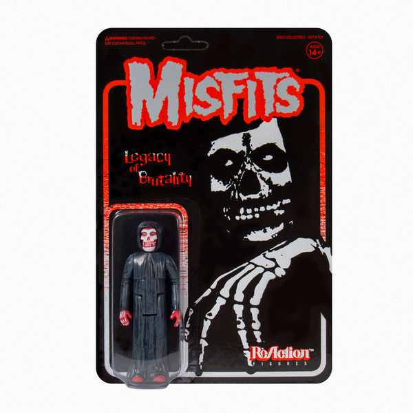 Misfits Legacy of Brutality Fiend 3.75-inch ReAction Figure packaging with skull logo