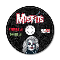 Vampire Girl / Zombie Girl CD - Misfits Shop - 3