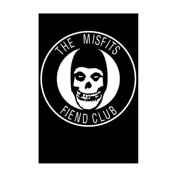 Circular Classic Fiend Club logo with a skull and unique hairstyle design