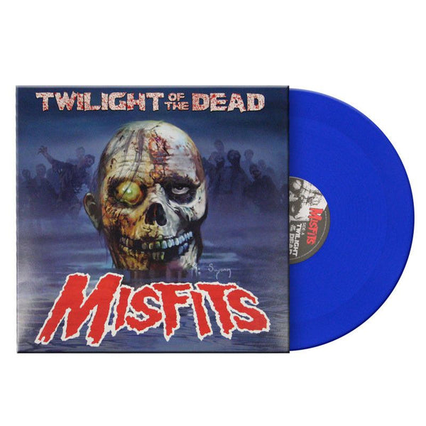 Twilight of the Dead Ltd. Edition Blue Vinyl with horror zombie skull cover art