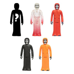 Set of colorful Misfits Blind Box ReAction Figures featuring skeletal hooded characters