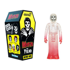 Skeleton-themed Misfits Blind Box ReAction Figure with gradient packaging display