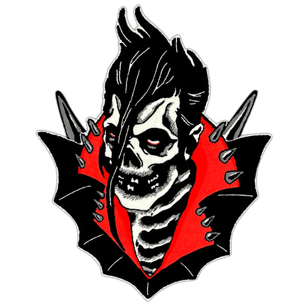 Misfits Fiend Skull Cloth Back Patch – Red Zone