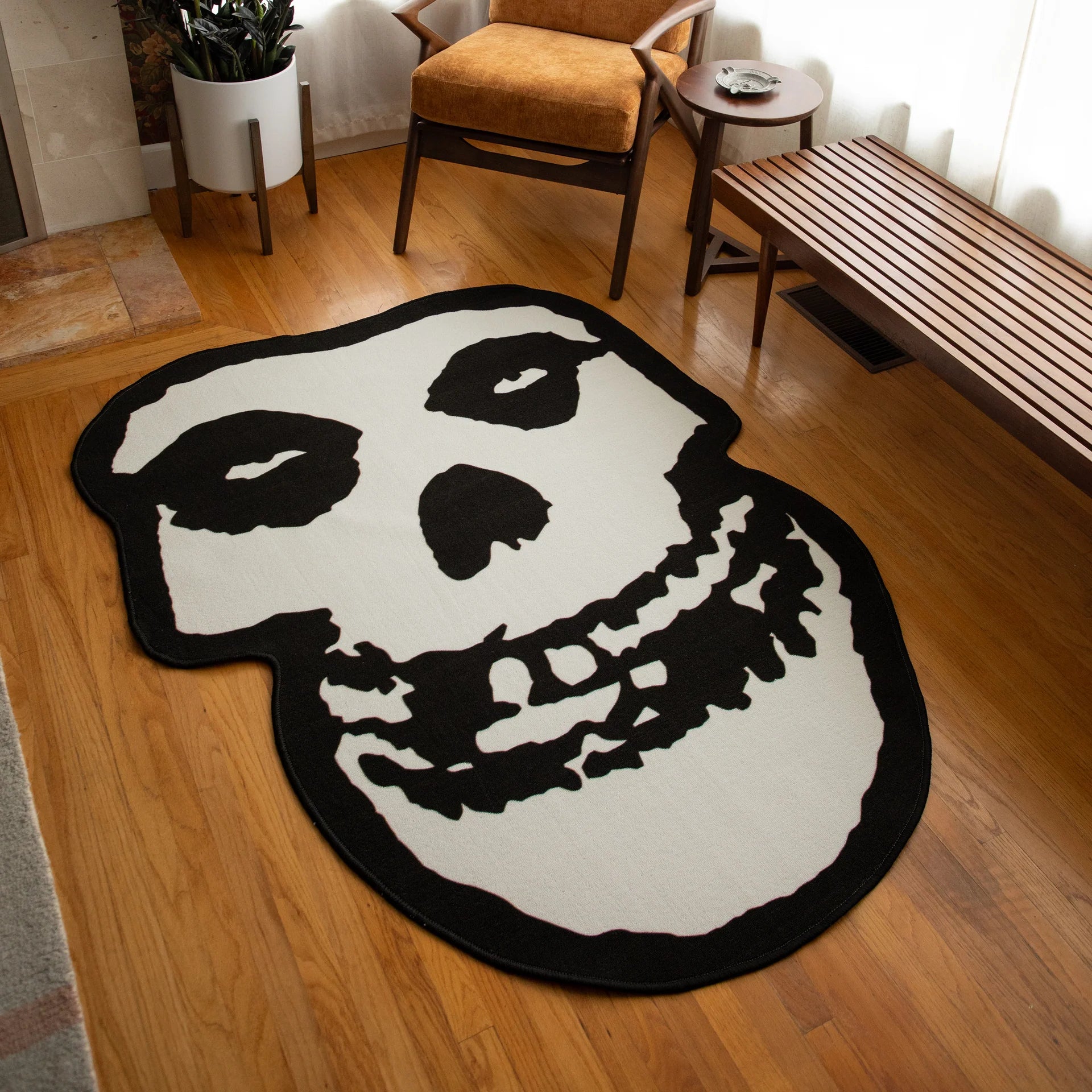 Misfits Die Cut Fiend Skull Rug | Misfits Shop