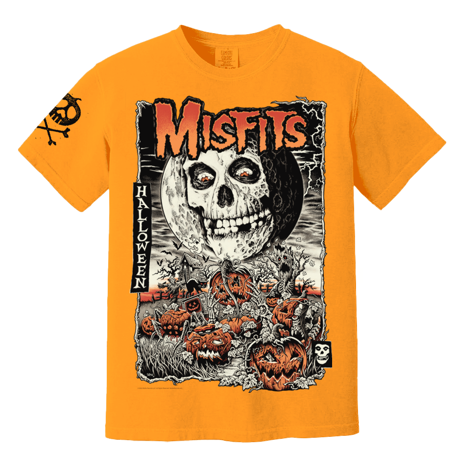 Limited Edition Fiendish Halloween by Mike Sutfin Orange Tee