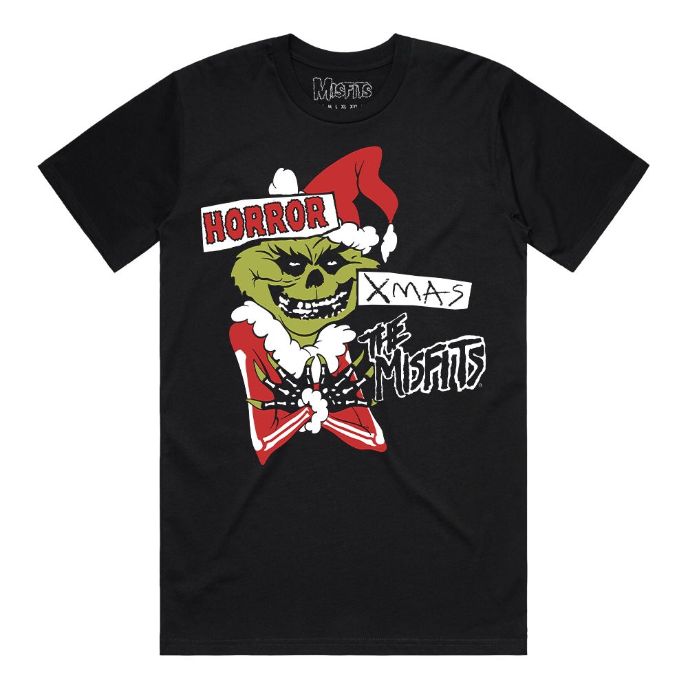 Misfits Horror Xmas Black Tee