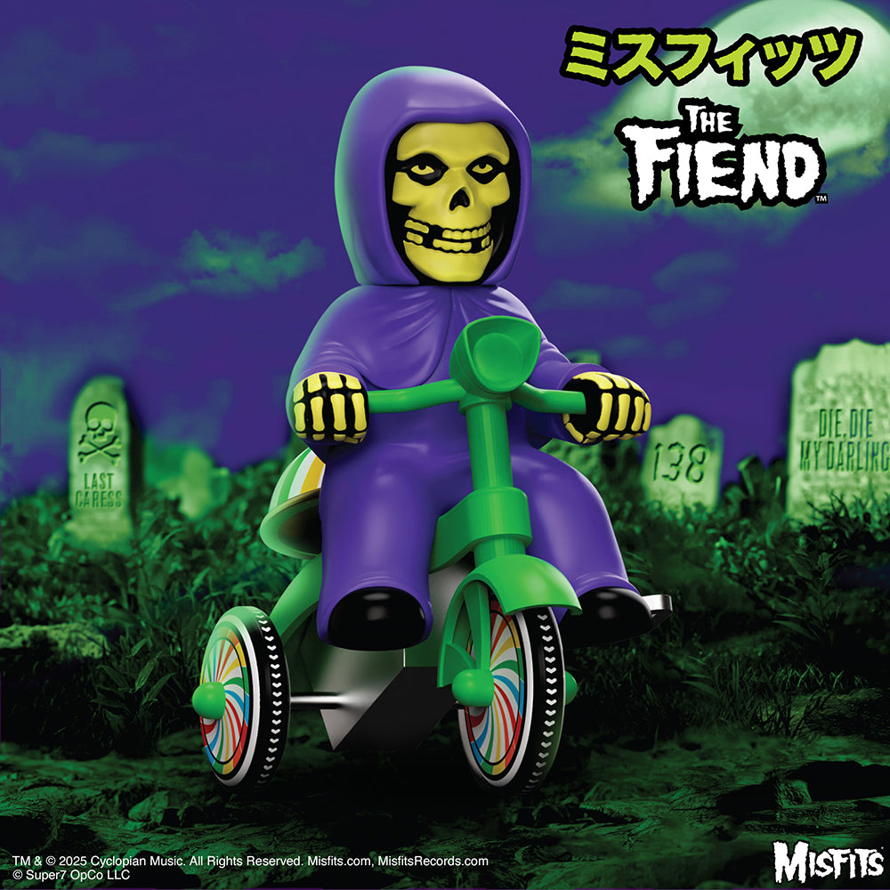 Misfits Fiend Super Cycle (Purple w/ Green Trike) | Misfits Shop