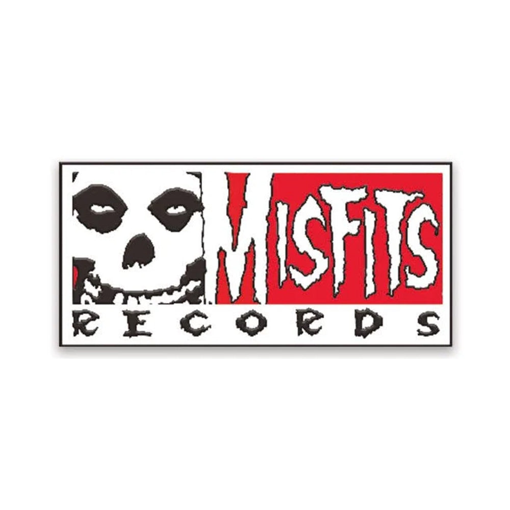 Misfits Records Boxed logo Enamel Pin