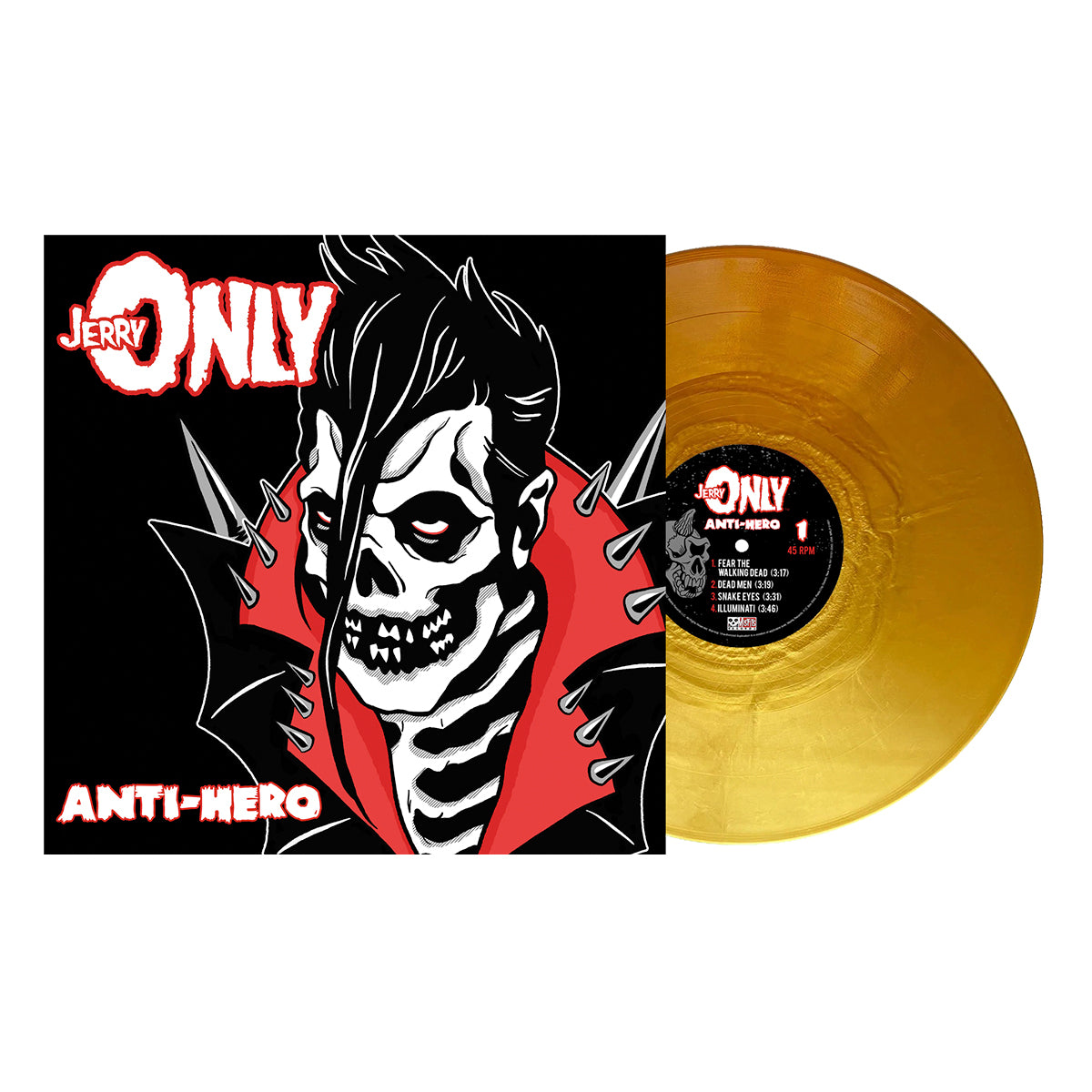 JERRY ONLY "ANTIHERO" VINYL & JERSEY BUNDLE Misfits Shop