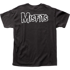 Misfits Fiend Skull & Logo Black Tee