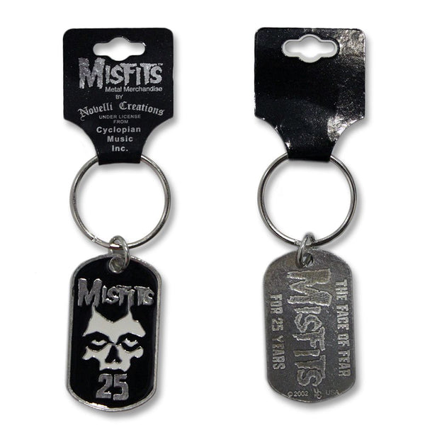 25th Anniversary Metal Keychain - Misfits Shop - 1