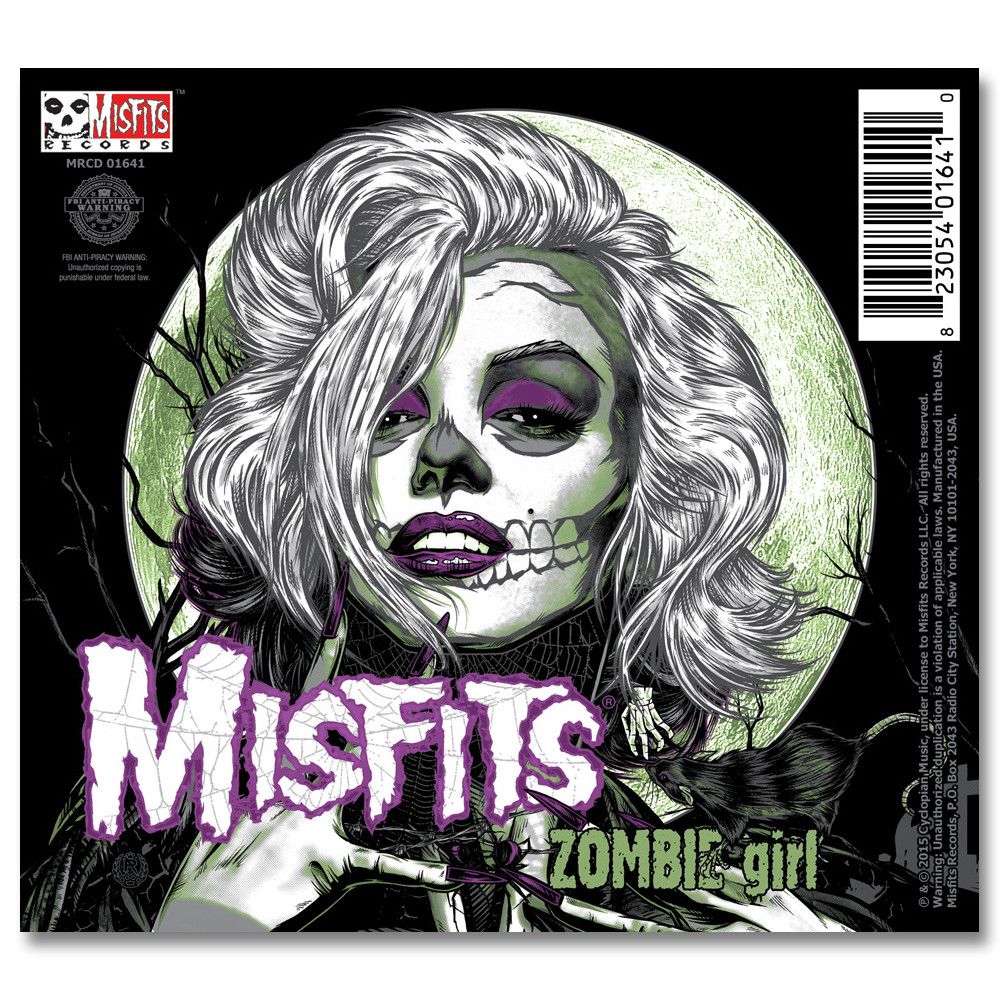 Official Misfits Vampire Girl / Zombie Girl CD Misfits Shop